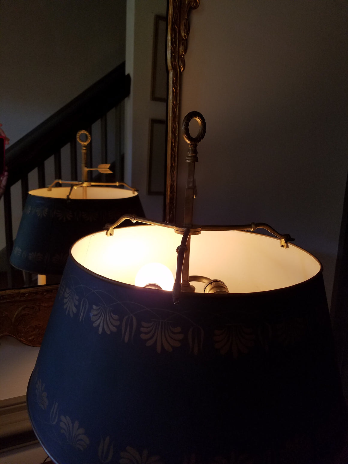 Vintage Bouillotte Lamp