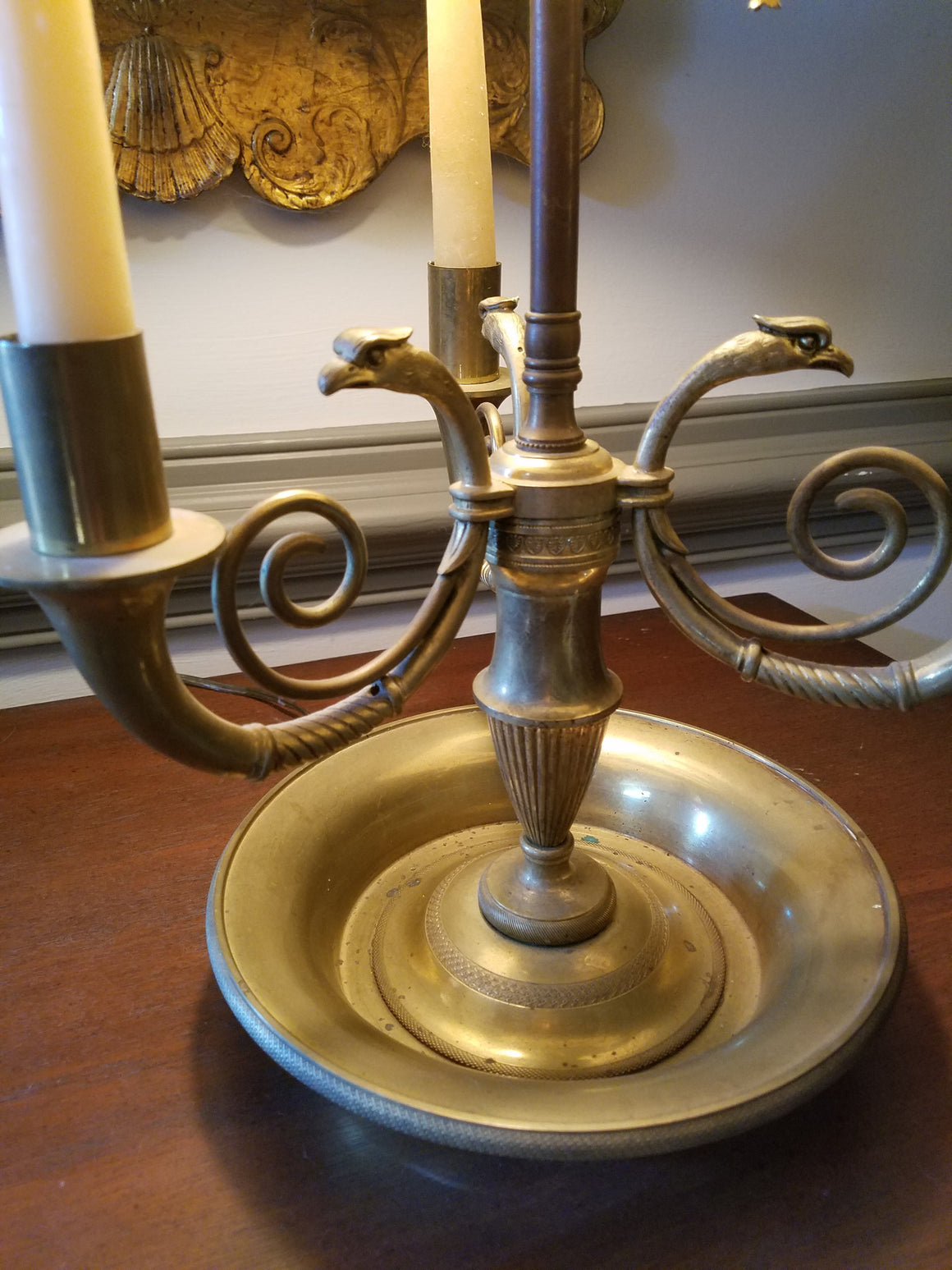 Vintage Bouillotte Lamp